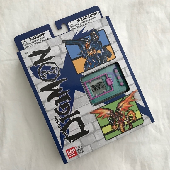 NEW SEALED Digimon X Version XB Digital Pet English Green Blue/Teal Pink - Picture 2 of 11